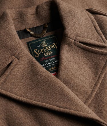 Double Breasted Wool Blend Coat Image 7