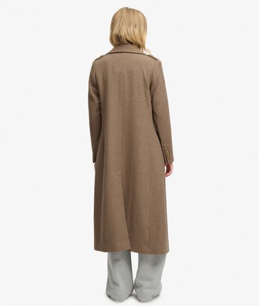 Double Breasted Wool Blend Coat Image 6