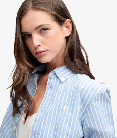 Slim Oxford Button Down Long Sleeve Shirt Image 4