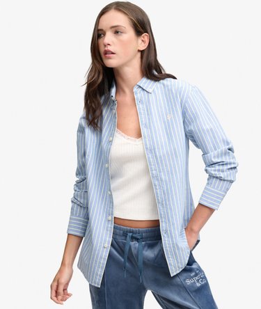 Slim Oxford Button Down Long Sleeve Shirt Image 2