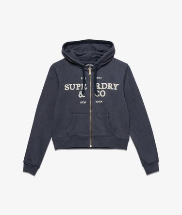 Athletic Essentials Hoodie met rits relaxed pasvorm Image 7