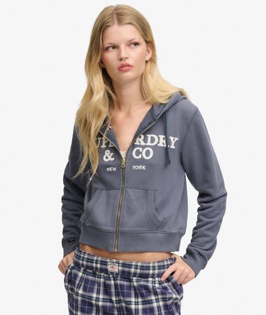 Athletic Essentials Hoodie met rits relaxed pasvorm Image 2