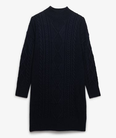 Robe en maille torsad&eacute;e ample Image 7