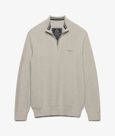 Pull Half-Zip Honeycomb Coupe Ajust&eacute;e Image 7