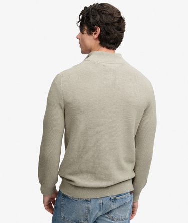 Pull Half-Zip Honeycomb Coupe Ajust&eacute;e Image 5