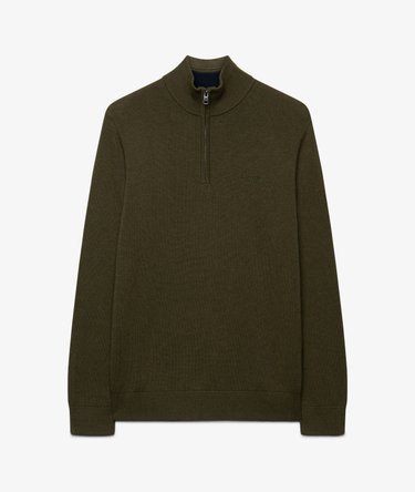 Pull Cotton Half Zip coupe ajust&eacute;e Image 7