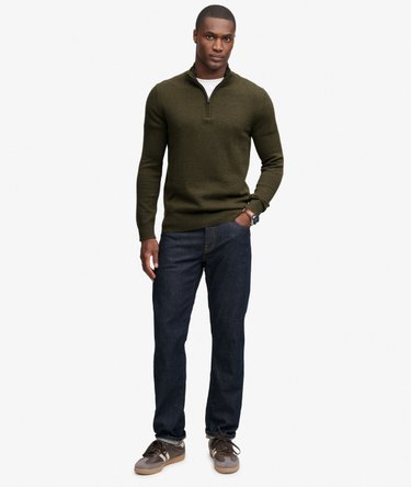 Pull Cotton Half Zip coupe ajust&eacute;e Image 3