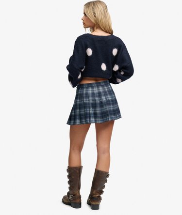 Athletic Essentials Check Pleated Skirt Image 3