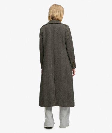 Double Breasted Wool Blend Coat Image 5