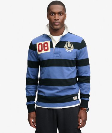 Polo Monogram Stripe coupe d&eacute;contract&eacute;e Image 1