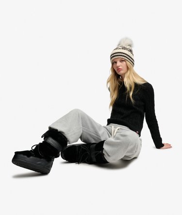 Faux Fur Snow Boot Image 8