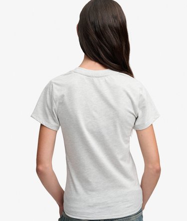 Company Logo Sequin T-shirt Slanke Pasvorm Image 5