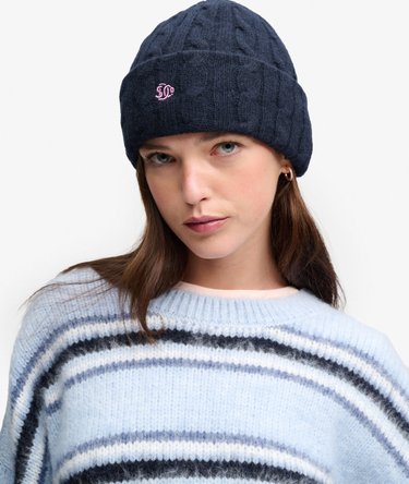 Premium Cable Knit Beanie regul&auml;re Passform Image 3