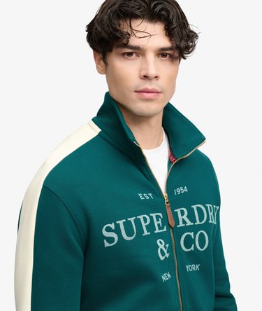 Veste de surv&ecirc;tement Company Logo coupe d&eacute;contract&eacute;e Image 4