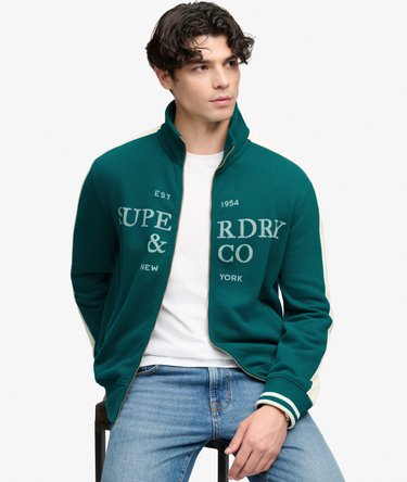 Veste de surv&ecirc;tement Company Logo coupe d&eacute;contract&eacute;e Image 1