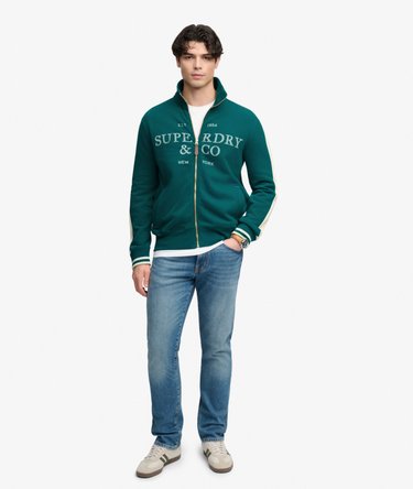 Veste de surv&ecirc;tement Company Logo coupe d&eacute;contract&eacute;e Image 3