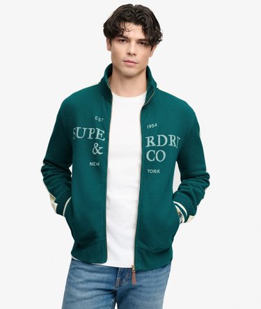 Veste de surv&ecirc;tement Company Logo coupe d&eacute;contract&eacute;e Image 2