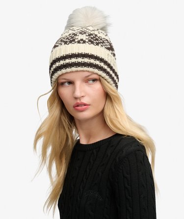 Outdoors Fairisle Beanie Hat Image 3