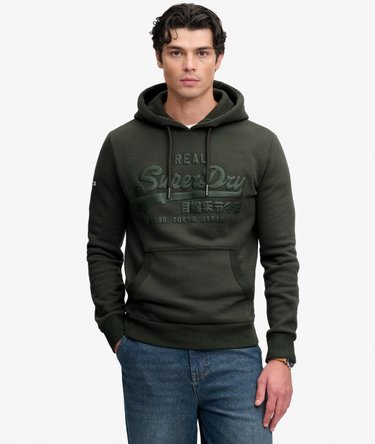 Sweat &agrave; capuche Vintage Logo Tonal Coupe D&eacute;contract&eacute;e Image 2