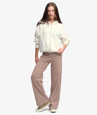 Whites Hoodie met rits Relaxed Pasvorm Image 7