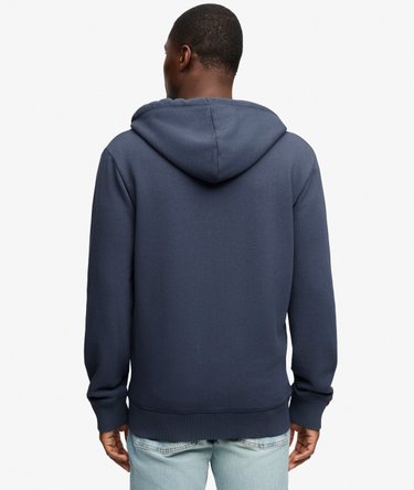 Sweat zipp&eacute; &agrave; capuche Vintage Logo Coupe D&eacute;contract&eacute;e Image 5