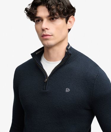 Pull Half Zip Preppy coupe ajust&eacute;e Image 4