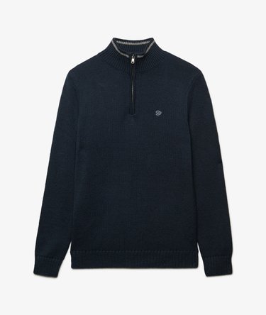 Pull Half Zip Preppy coupe ajust&eacute;e Image 7