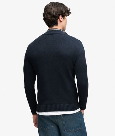 Pull Half Zip Preppy coupe ajust&eacute;e Image 5