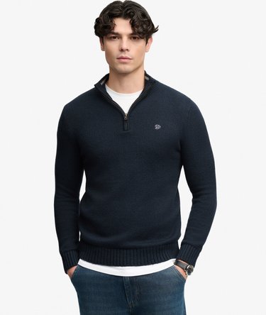 Pull Half Zip Preppy coupe ajust&eacute;e Image 2