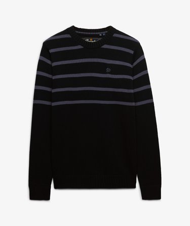 Pull Ray&eacute; en Coton Coupe Ajust&eacute;e Image 7