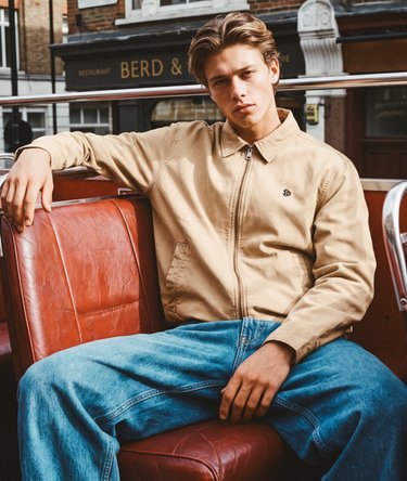 Giacca Harrington Preppy Leggera Vestibilit&agrave; Comoda Image 1