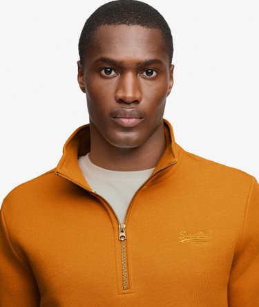 Sweatshirt Vintage Logo Demi-Zip Brod&eacute; Image 4