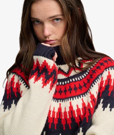Fairisle High Neck Jumper Image 4