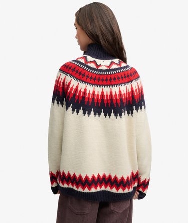 Fairisle High Neck Jumper Image 5
