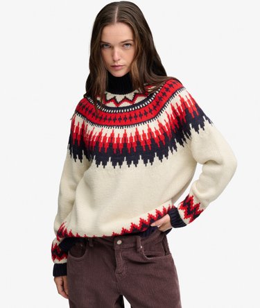 Fairisle High Neck Jumper Image 1