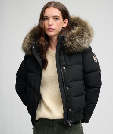 Veste Bomber Everest &agrave; Capuche Coupe Ajust&eacute;e Image 2