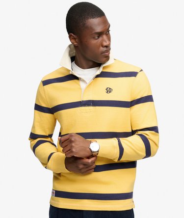 Polo Athletic Stripe Rugby coupe d&eacute;contract&eacute;e Image 1