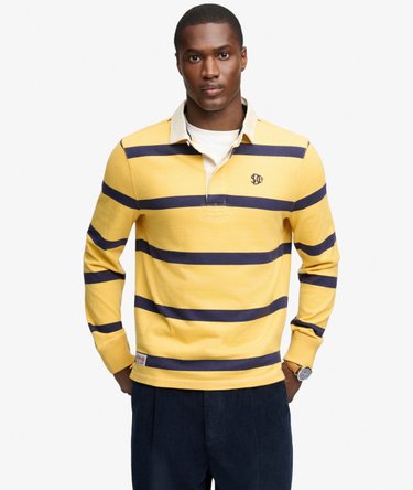 Polo Athletic Stripe Rugby coupe d&eacute;contract&eacute;e Image 2