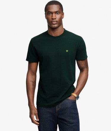 SD&Co Logo Geborduurd T-shirt Slanke Pasvorm Image 2