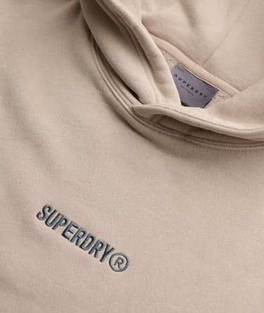 Sudadera de corte holgado con capucha y micrologotipo estampado Image 6