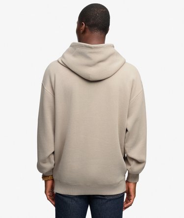 Sudadera de corte holgado con capucha y micrologotipo estampado Image 5