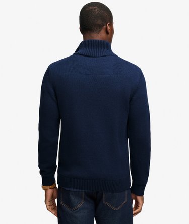 Cotton Classics Half-Zip Knitted Jumper Image 5