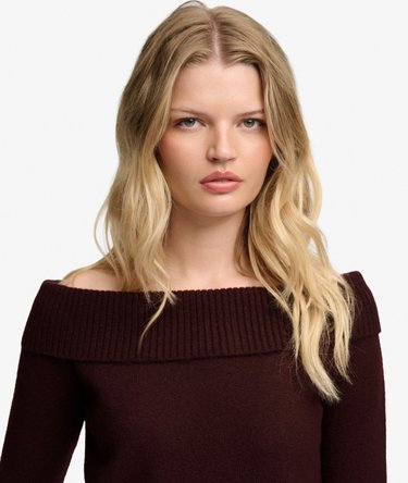Pull Bardot Maille Coupe Ajust&eacute;e Image 4