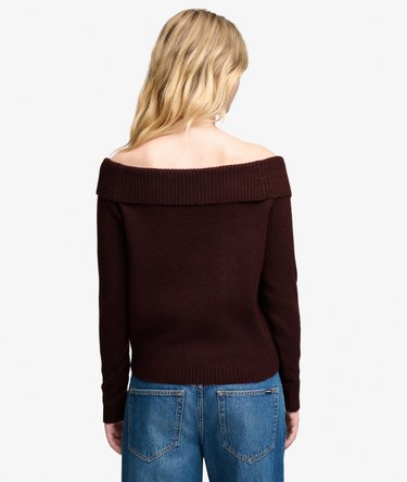 Pull Bardot Maille Coupe Ajust&eacute;e Image 5