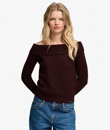 Pull Bardot Maille Coupe Ajust&eacute;e Image 2