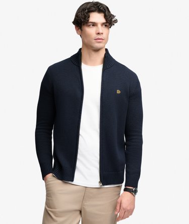 Maglione in Maglia di Cotone con Zip Image 5