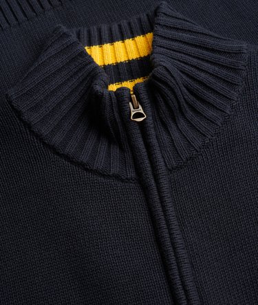 Maglione in Maglia di Cotone con Zip Image 7