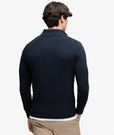 Maglione in Maglia di Cotone con Zip Image 6