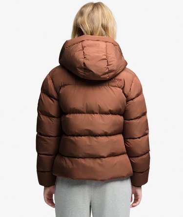 Hooded Sports Puffer Jacket Image 6