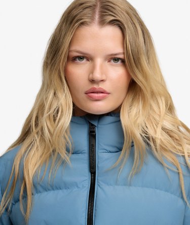Giacca Puffer Sportiva con Cappuccio Image 4